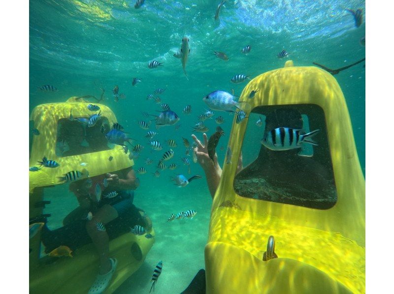 [Nago, Okinawa] Anyone from children to the elderly can easily dive! The latest marine activity "Diving Scooter" is right next to the Kouri Bridge!の紹介画像