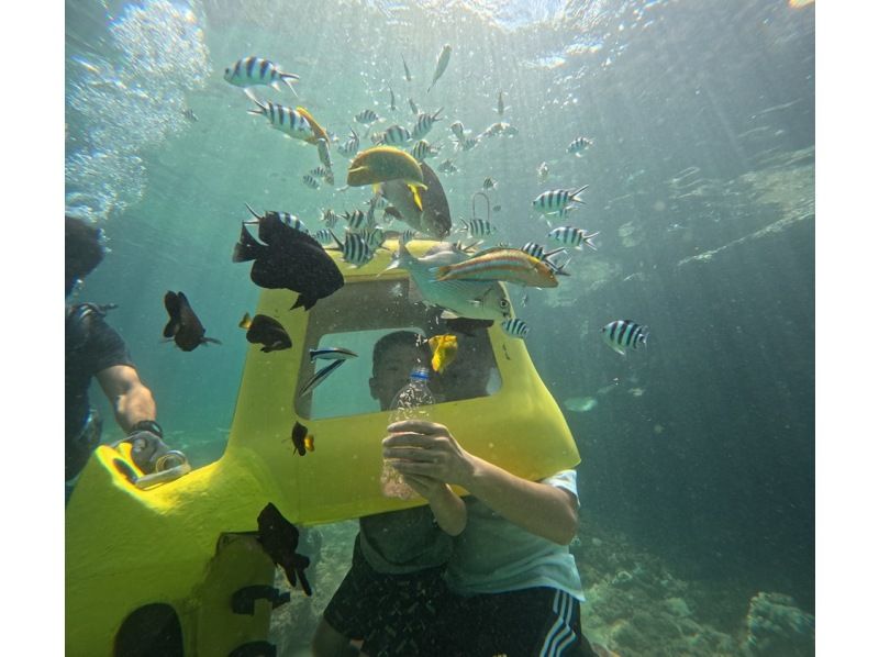 [Nago, Okinawa] Anyone from children to the elderly can easily dive! The latest marine activity "Diving Scooter" is right next to the Kouri Bridge!の紹介画像