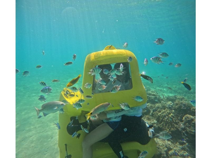 [Nago, Okinawa] Anyone from children to the elderly can easily dive! The latest marine activity "Diving Scooter" is right next to the Kouri Bridge!の紹介画像