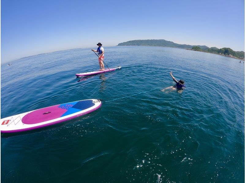 [Chiba ・ Minami Boso】 Beginners are welcome! SUP experience Petit Snorkeling Short cruise course