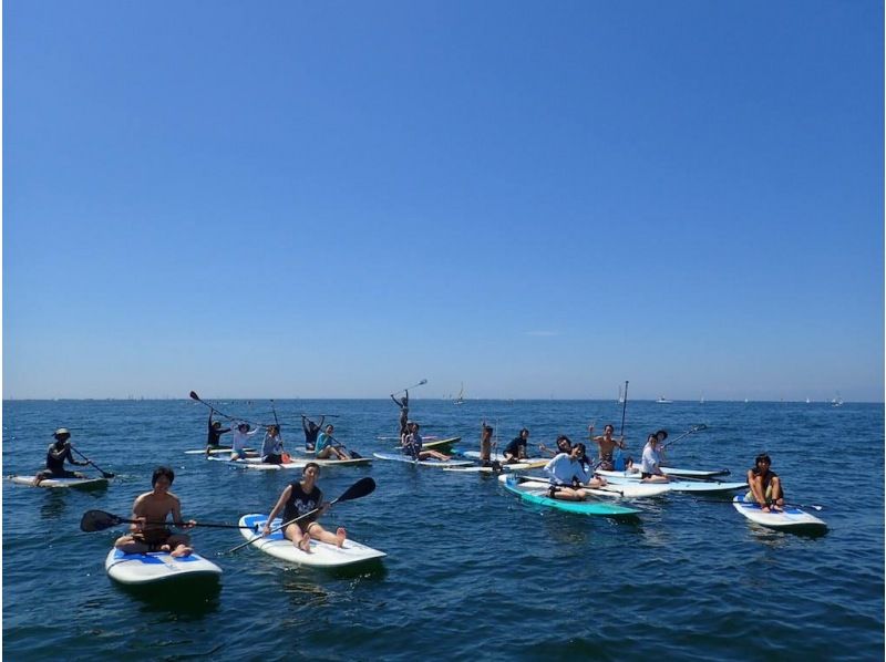 【湘南・逗子】春の初めてキャンペーン！初心者歓迎！SUP体験コース（初めての方向け）女性一人でも初めての方でも安心！【半日/1日】の紹介画像