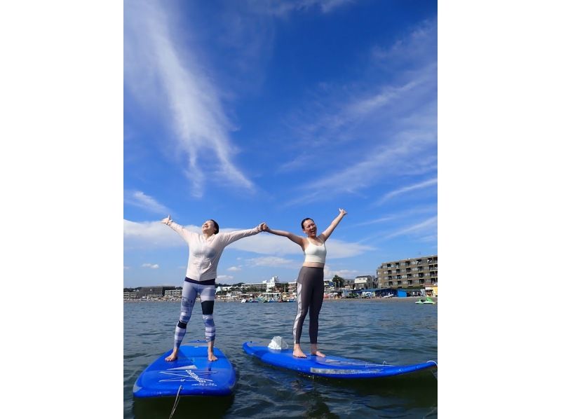 【湘南・逗子】春の初めてキャンペーン！初心者歓迎！SUP体験コース（初めての方向け）女性一人でも初めての方でも安心！【半日/1日】の紹介画像