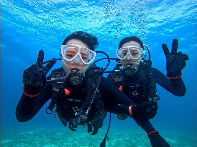 [Okinawa, Onna Village] Experience diving in the mysterious Blue Cave (1 dive, fully chartered guide, easy-to-move boat, guided over 1,500 people last year)の紹介画像