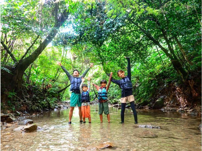 [Okinawa Yanbaru] Exhilarating! River trekking with waterfall jumps, Tarzan, tree swings, etc. (High-quality photos and video recording included / 3 years old and above / 3 hours)の紹介画像