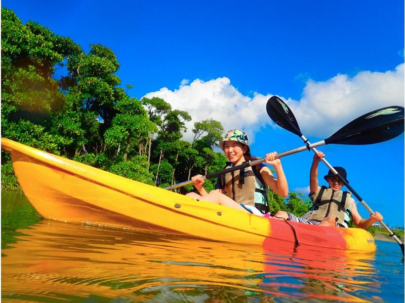 [โอกินาว่า แม่น้ำโอคุบิ] ทัวร์เรือคายัคป่าชายเลน ทริปพายเรือคายัคผจญภัยไปยังแม่น้ำป่าชายเลนกึ่งเขตร้อนและทะเล♪ (พร้อมบริการถ่ายภาพและวิดีโอ)の紹介画像