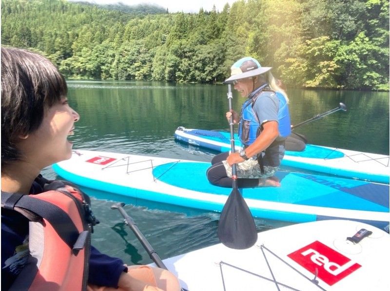 SALE！【長野・青木湖】長野県で一番の透明度を誇る、北アルプスの鏡、　青木湖で初めてのSUP(2時間）の紹介画像