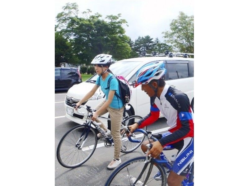 【札幌ロードバイク１日コース】石狩平野を見おろすマオイの丘巡りサイクリング＋ハイジ【市内送迎あり！】の紹介画像