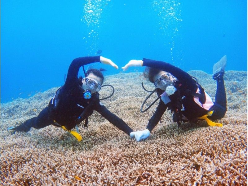石垣島在美麗的海邊【深潛經驗]！有效利用有限的旅行時間，半天的經驗深潛當然！ ！の紹介画像