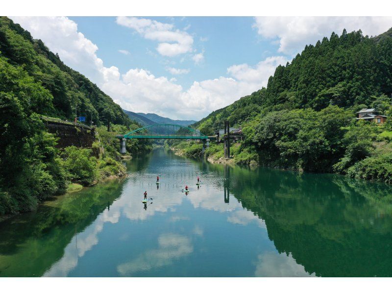 [Kochi / Yoshinogawa] First river sup experience in the clear Yoshino River (90 minutes)