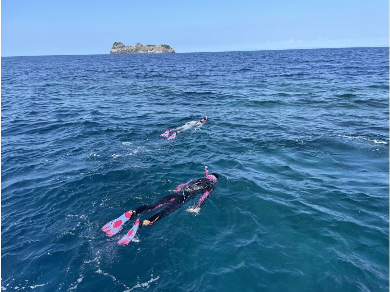 【大阪・梅田発・若狭湾沖】専用ボートチャーターで行くシュノーケリング！梅田からの往復送迎プラン!1日中海を遊びつくそう♪の紹介画像