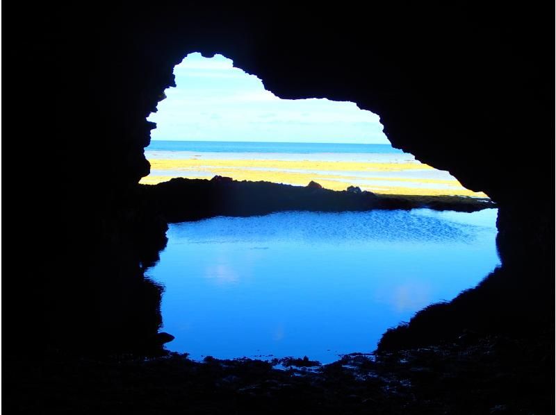 [โอกินาว่า・ เกาะอิชิงากิ】การดำน้ำตื้น(Snorkeling)หลักสูตรครึ่งวัน (ประมาณ 3 ชั่วโมง) เพลิดเพลินไปกับหาดทรายเล่นน้ำตกในถ้ำสีฟ้าดาวの紹介画像