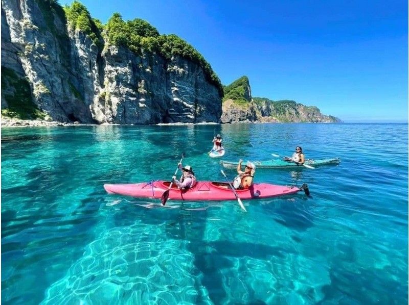 [Hokkaido / Shakotan] Superb view! Blue sea sea kayaking tourの紹介画像