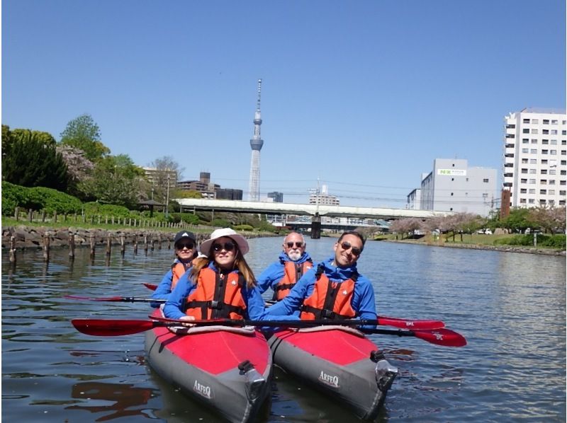 【東京 カヤック】 都内で非日常体験！　東京カヤックツアー　　♪スカイツリーの絶景と初夏の気持ち良い風を感じよう！の紹介画像
