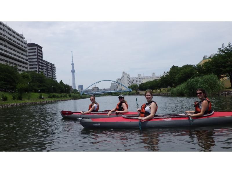 都心でカヤック体験！　スカイツリーカヤックツアー　　♪ソロ活女子にもおすすめです。の紹介画像