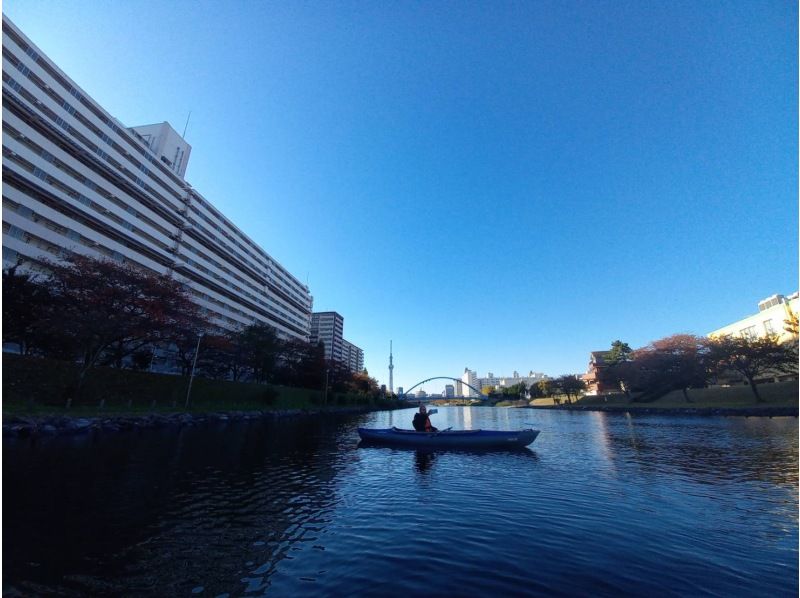 【東京 カヤック】東京カヤックツアー　　♪春の日差し&times;スカイツリーの絶景をお楽しみください。の紹介画像