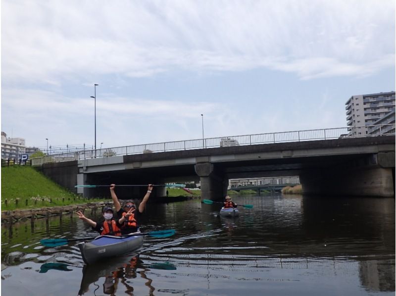 【東京 カヤック】 都内で非日常体験！　東京カヤックツアー　　♪スカイツリーの絶景と初夏の気持ち良い風を感じよう！の紹介画像