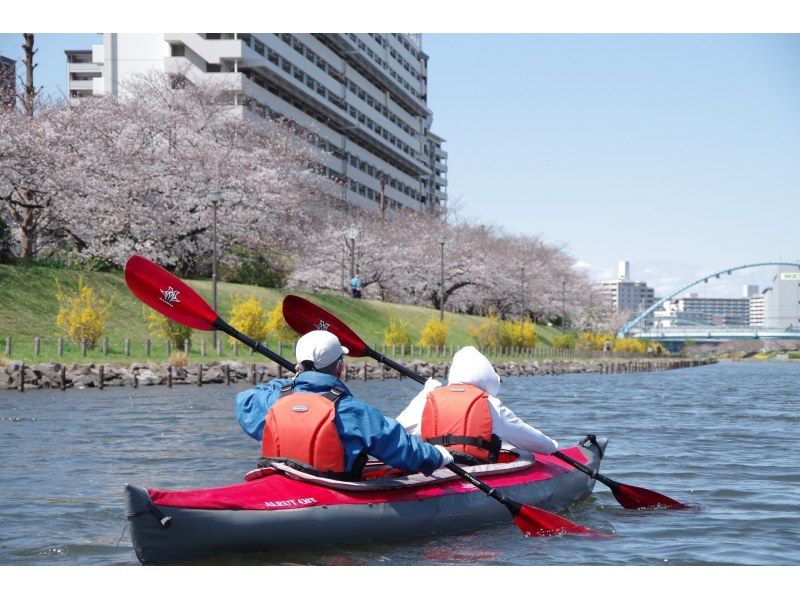 都心でカヤック体験！　スカイツリーカヤックツアー　　♪ソロ活女子にもおすすめです。の紹介画像