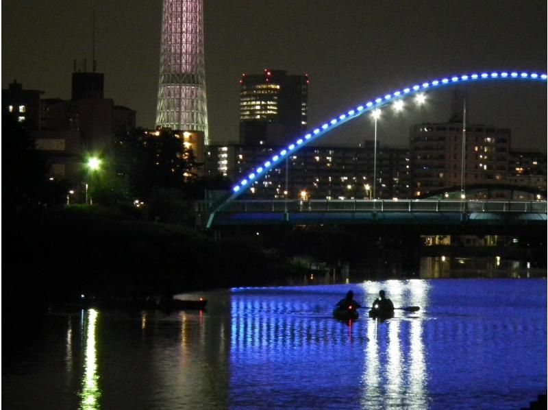 [Tokyo Kayaking] Spectacular views of the Skytree! Tokyo Night Kayaking Tour ♪ Welcome even for one person on weekdays! Recommended for solo female travelers.の紹介画像