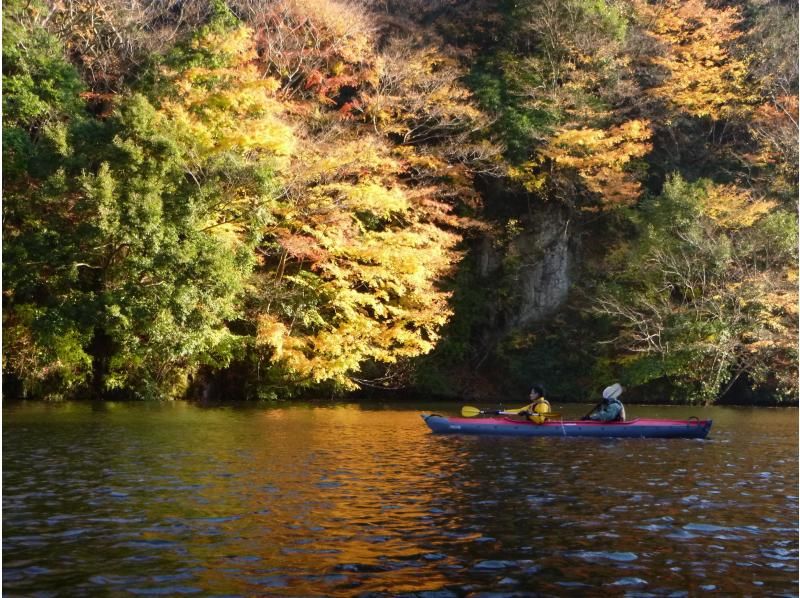 [Chiba, Kimitsu] Half-day canoe tour at Lake Kameyama (weekdays only), Spectacular autumn view! 