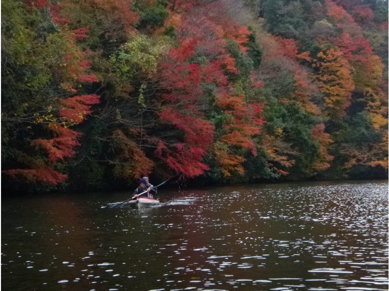 [Chiba, Kimitsu] Half-day canoe tour at Lake Kameyama (weekdays only), Spectacular autumn view! 