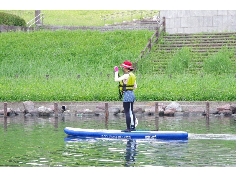 A private tour for two people! Tokyo SUP Tour ♪ A guide will also support one woman. Why not give it a try?の紹介画像