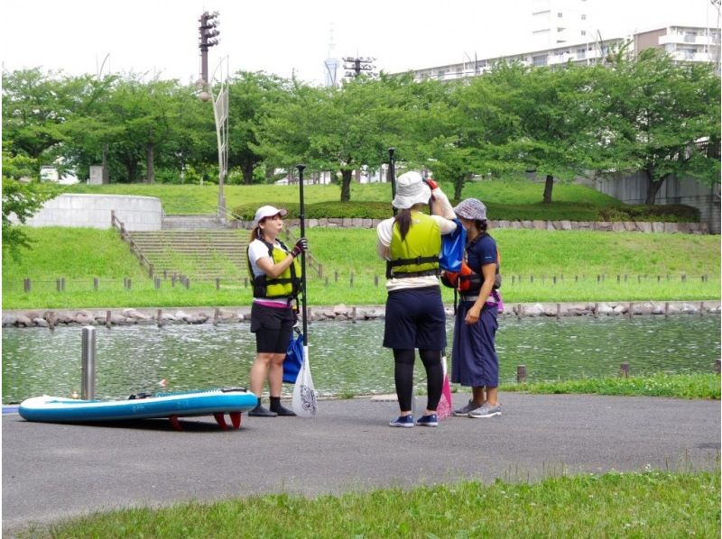 【東京 SUP】スカイツリーの絶景!  　東京SUPツアー   　♪少人数でガイドがしっかりサポートいたします。の紹介画像