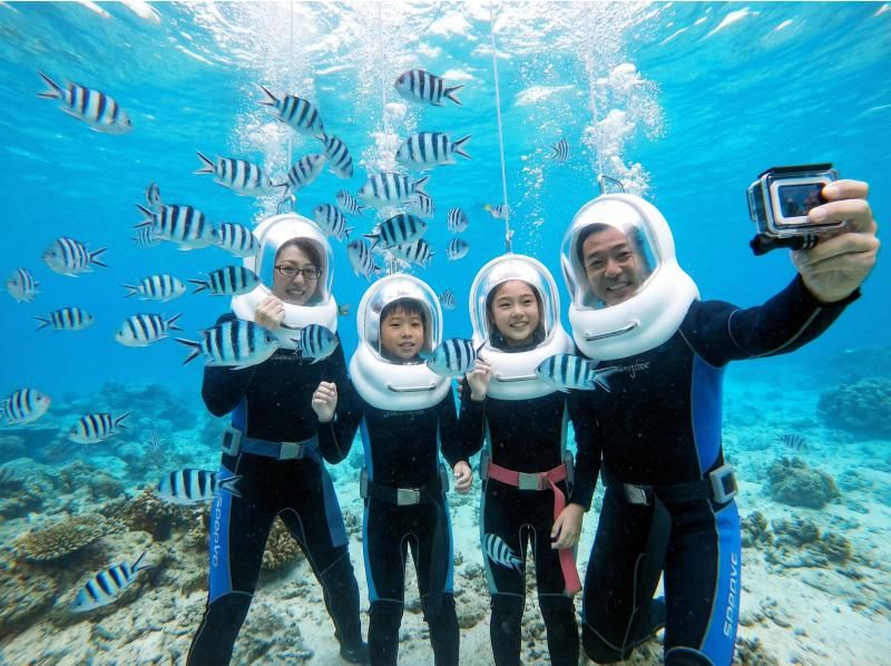 【沖縄県恩納村】シーウォークボートツアー！Gopro無料レンタル付＆豪華8大無料特典の紹介画像