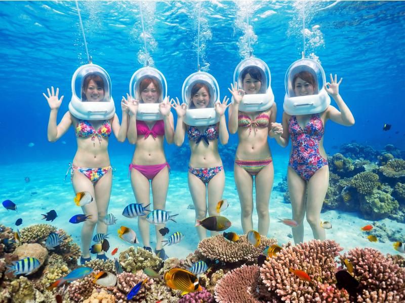 【沖縄県恩納村】シーウォークボートツアー！Gopro無料レンタル付＆豪華8大無料特典の紹介画像