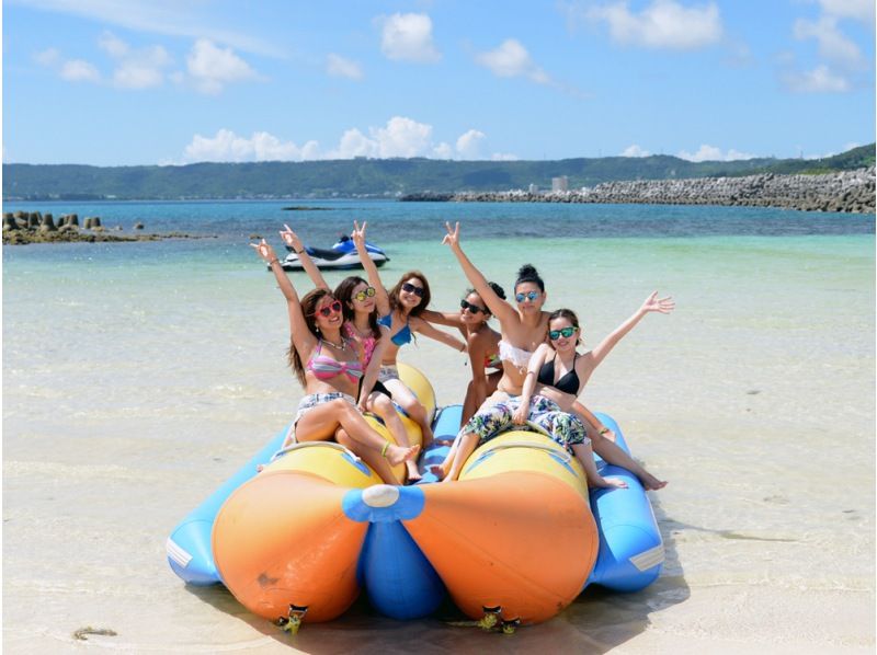 [30 minutes from Okinawa Naha] Popular ↑ "Triple Marine" ↓ Nishihara Town Kirakira Beach 3-piece marine sports set!の紹介画像
