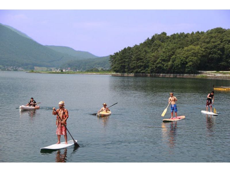 [长野·Kizaki湖]为初学者和儿童安全♪引导SUP体验课程[2个半小时]の紹介画像