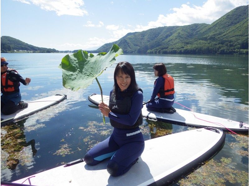 [長野·Kizaki Lake】在清澈的水和明亮的綠色中享受SUP和自然的魅力の紹介画像