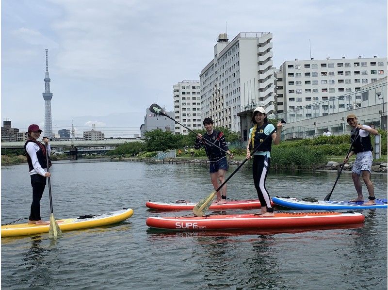【東京】初心者向け！SUPスクール（日本スタンドアップパドルボード協会公認）の紹介画像