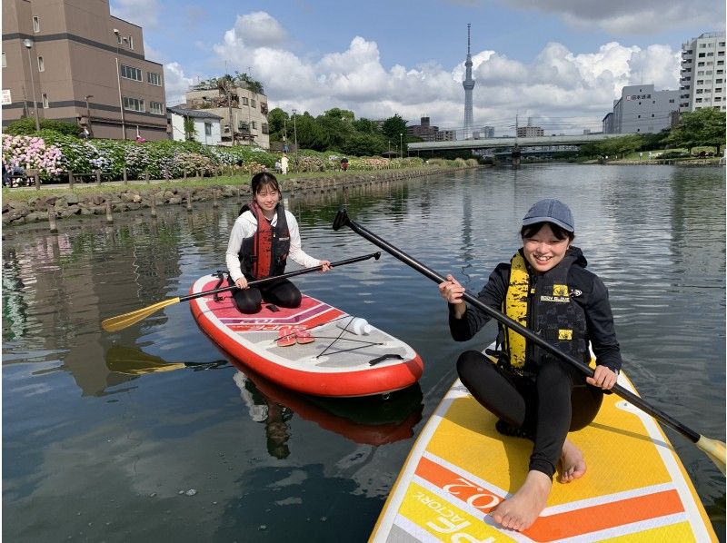 【東京】初心者向け！SUPスクール（日本スタンドアップパドルボード協会公認）の紹介画像
