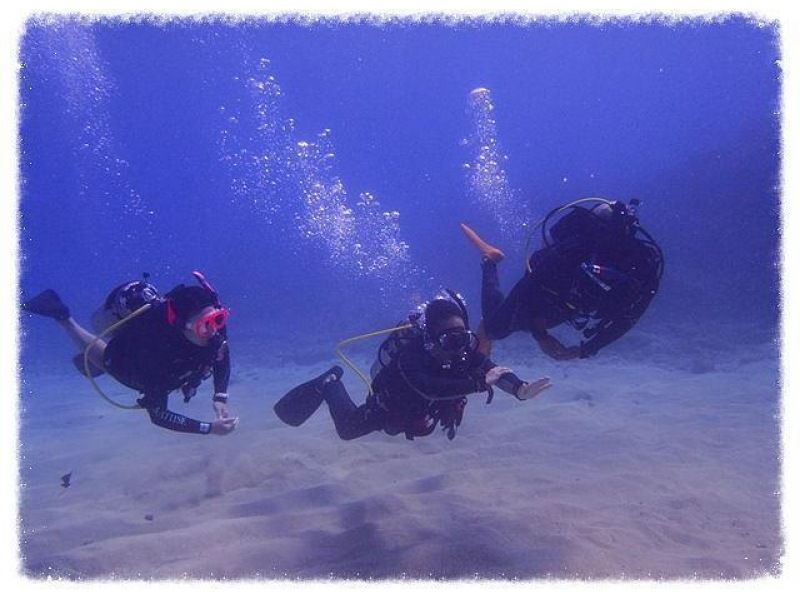 【 冲绳 ·恩纳村】PADI正规店铺♪第一次安全！平静的海面挑战！体验深潜 ♪令人兴奋的体验の紹介画像