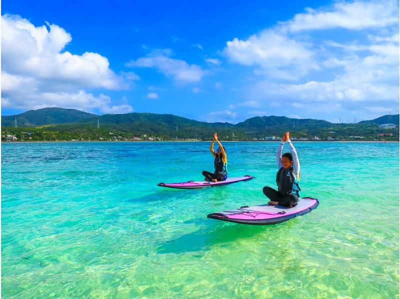 [Okinawa, Onna Village] SUP experience cruising tour "Easy SUP experience" Even beginners can feel at ease. (High-resolution photos and video data are free / Amenities for women are provided)の紹介画像