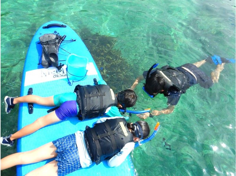 [沖縄北/ Yanbar]享受大自然！ SUP＆浮潛課程（150分鐘）の紹介画像