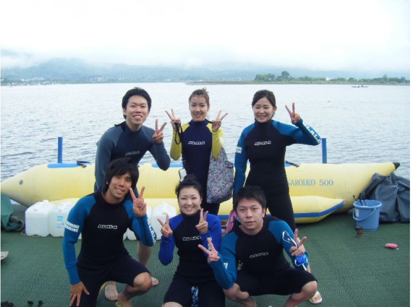 [Yamanashi ・ Yamanakako】 With Mt. Fuji in the background Wakeboarding Experience 2 set (30 minutes)の紹介画像