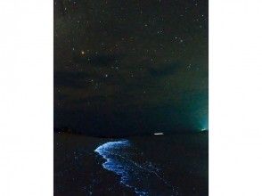 プランの魅力 即使在阴天，您也可以看到夜光藻的光泽就像跟随桨的痕迹。 の画像