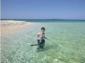 プランの魅力 浅瀬で透明な海なので初心者やお子様でも安心です の画像