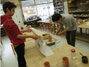 プランの魅力 For the third time, you can also apply glaze to the unglazed work yourself. の画像