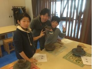 プランの魅力 Challenge the pottery experience with parents and children! I did it well! の画像