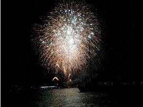 プランの魅力 夏の琵琶湖はいたるところで花火が上げられます。昼間はウェイク、夜は花火鑑賞コース!素敵ですよ! の画像