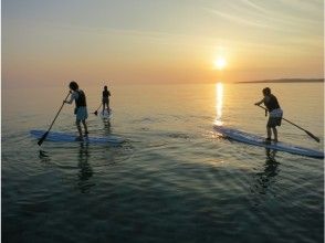 プランの魅力 夕凪の海でスタンドアップパドル の画像