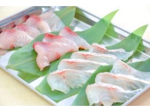 プランの魅力 Hell sea bream shabu 700 yen, hell yellowtail shabu 500 yen の画像