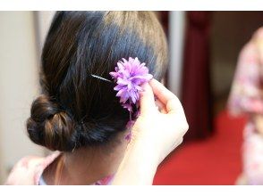 プランの魅力 OP hair accessories (hair styling example) の画像