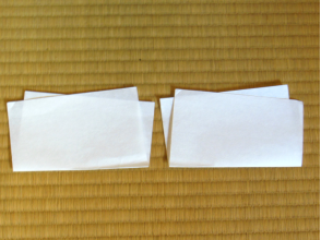 プランの魅力 Kaishi paper folded into double. Left is for a Buddhist service and the right is for an auspicious event. の画像