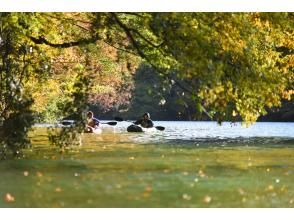 プランの魅力 漫步水邊，周圍環繞著秋葉。 の画像