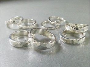 プランの魅力 槌目は数種類あります。 練習してからお好みのリングを お作りください!! の画像