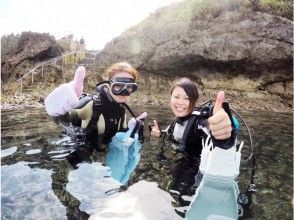 プランの魅力 初心者向けダイビングショップなので、初めての方も泳げない方も安心♪ の画像