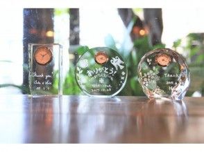 プランの魅力 You can choose from 3 types of glitter glass clocks ☆ の画像